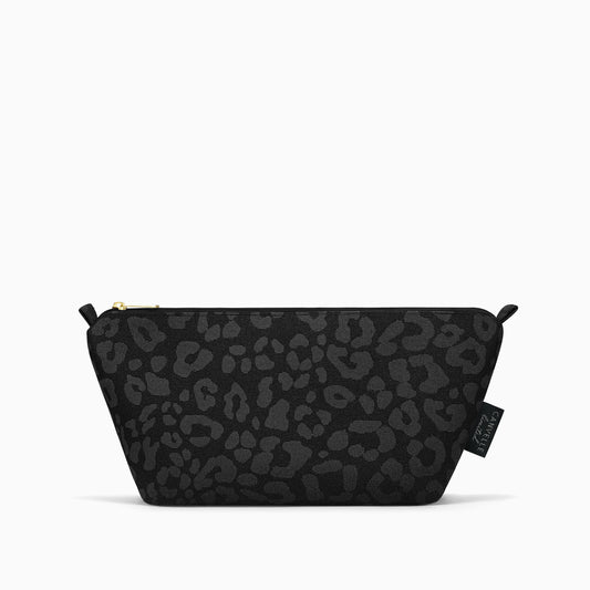 Toiletry Pouch - Black Leopard