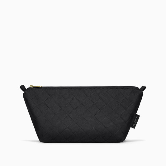 Toiletry Pouch - Quilted Black