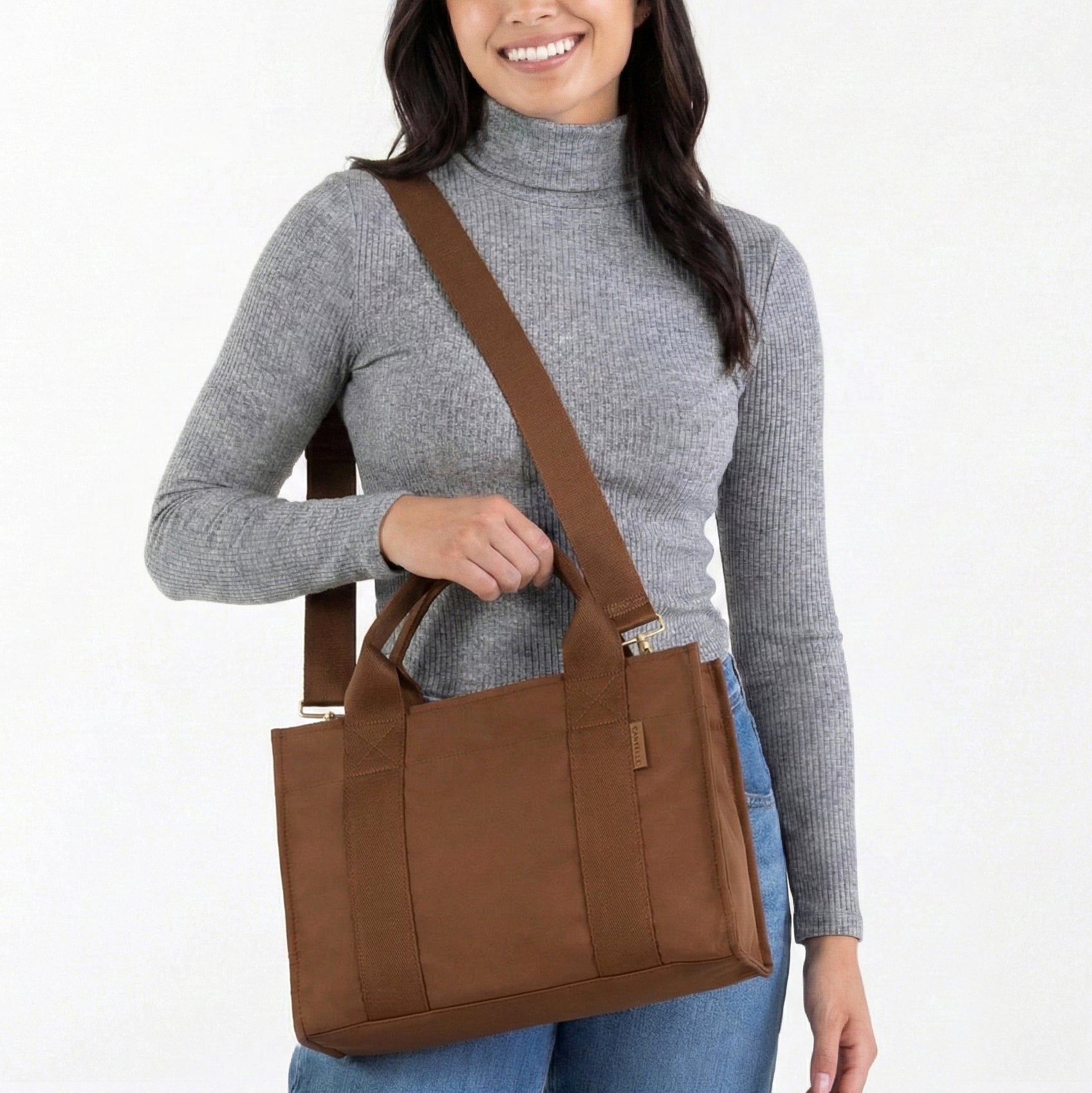 Boxy Crossbody Tote