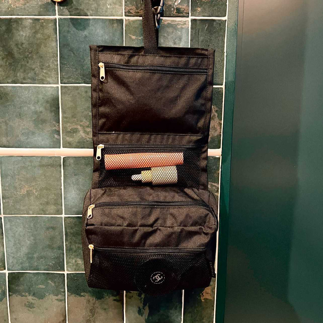 Travel Hang up Wash Bag with 9x9x2.2in + Detachable Toiletry Bag for Hand  Lug