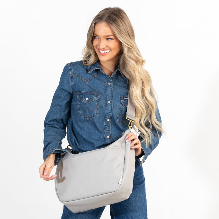 Meet the Large Crescent Bag