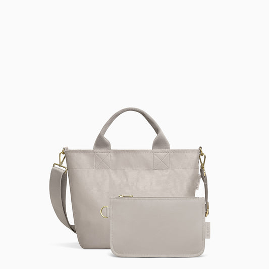 Zip Crossbody Tote + Flat Pouch Bundle