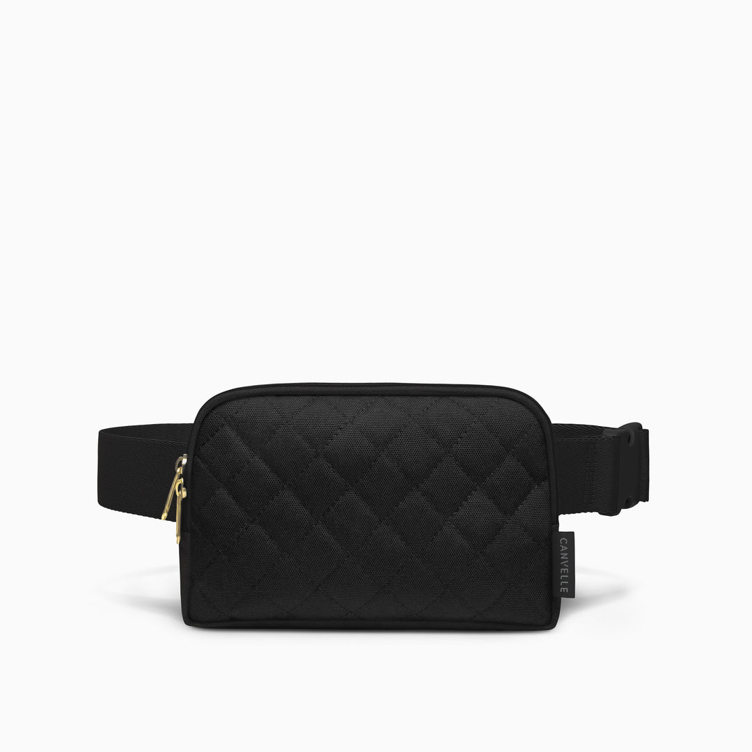 Canvelle Fanny Pack Sling - Black - Machine Washable - Formerly Logan + Lenora
