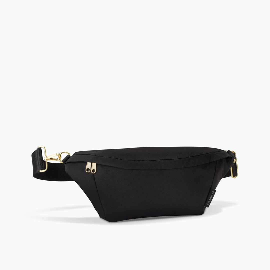 Canvelle Fanny Pack Sling - Black - Machine Washable - Formerly Logan + Lenora