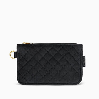 Flat Pouch - Quilted Black