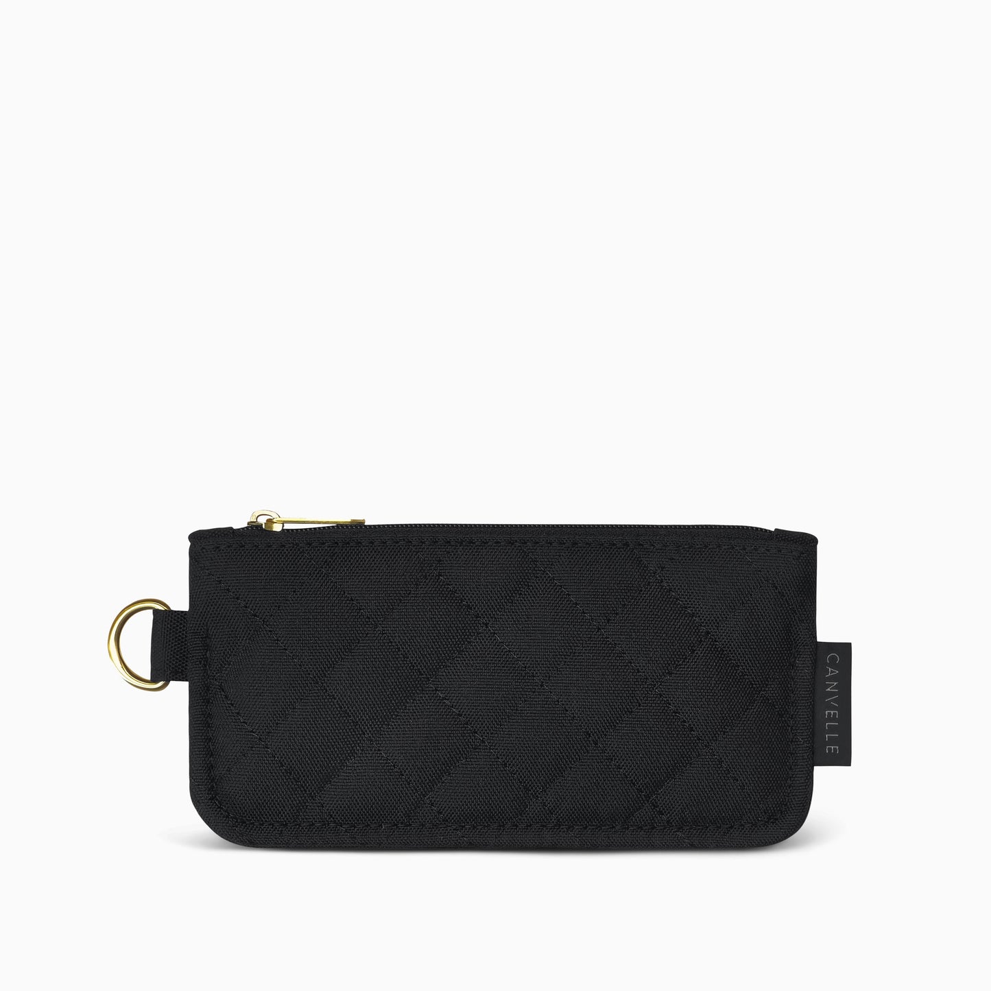 Flat Pouch - Quilted Black