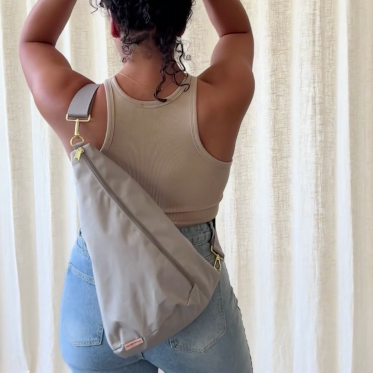 Human sling top bag price